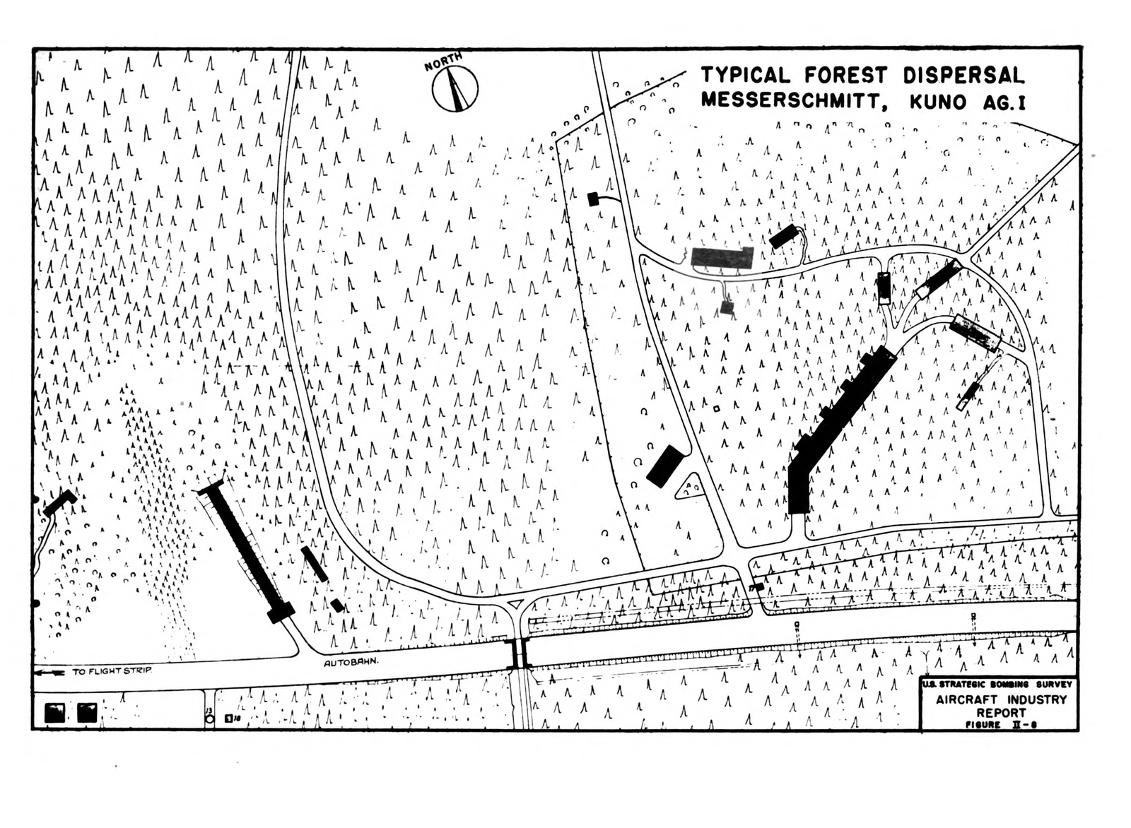 Figure II-8: Typical Forest Dispersal, Messerschmitt, Kuno AG. I